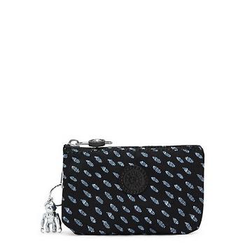 Kipling Creativity Small Printed Pouch Taske Sort Hvide | DK 2117DF